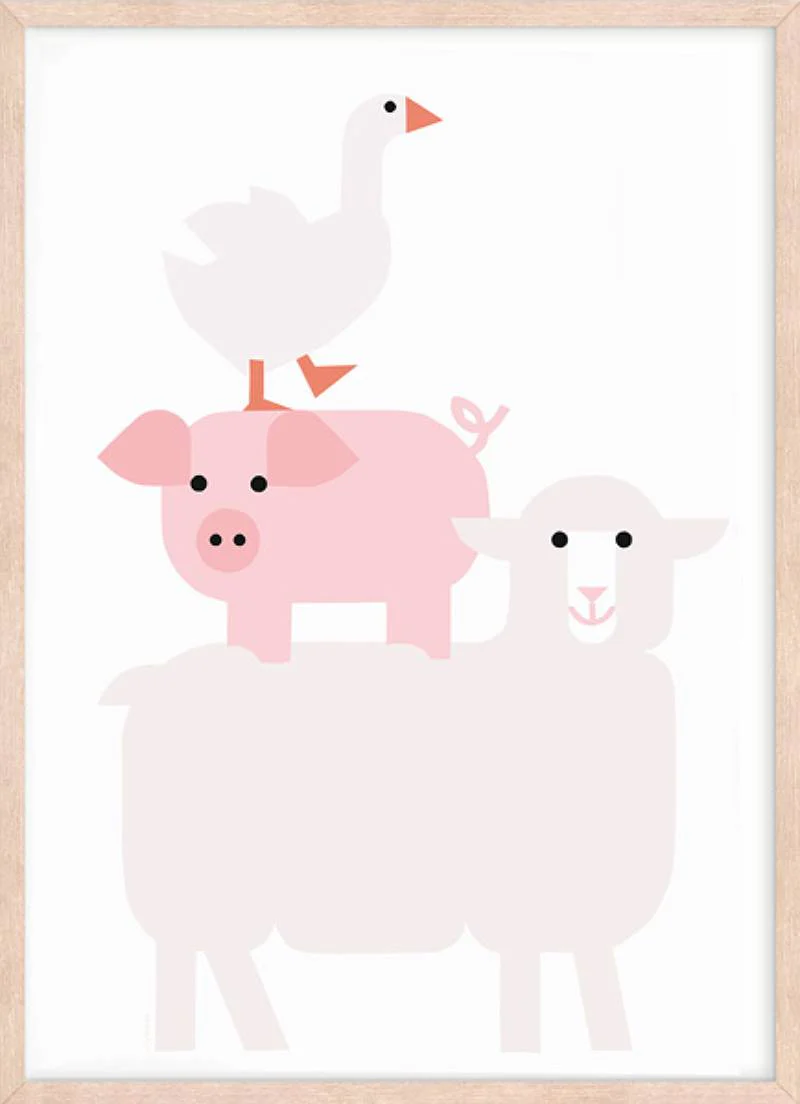 Drei Freunde Poster DinA3